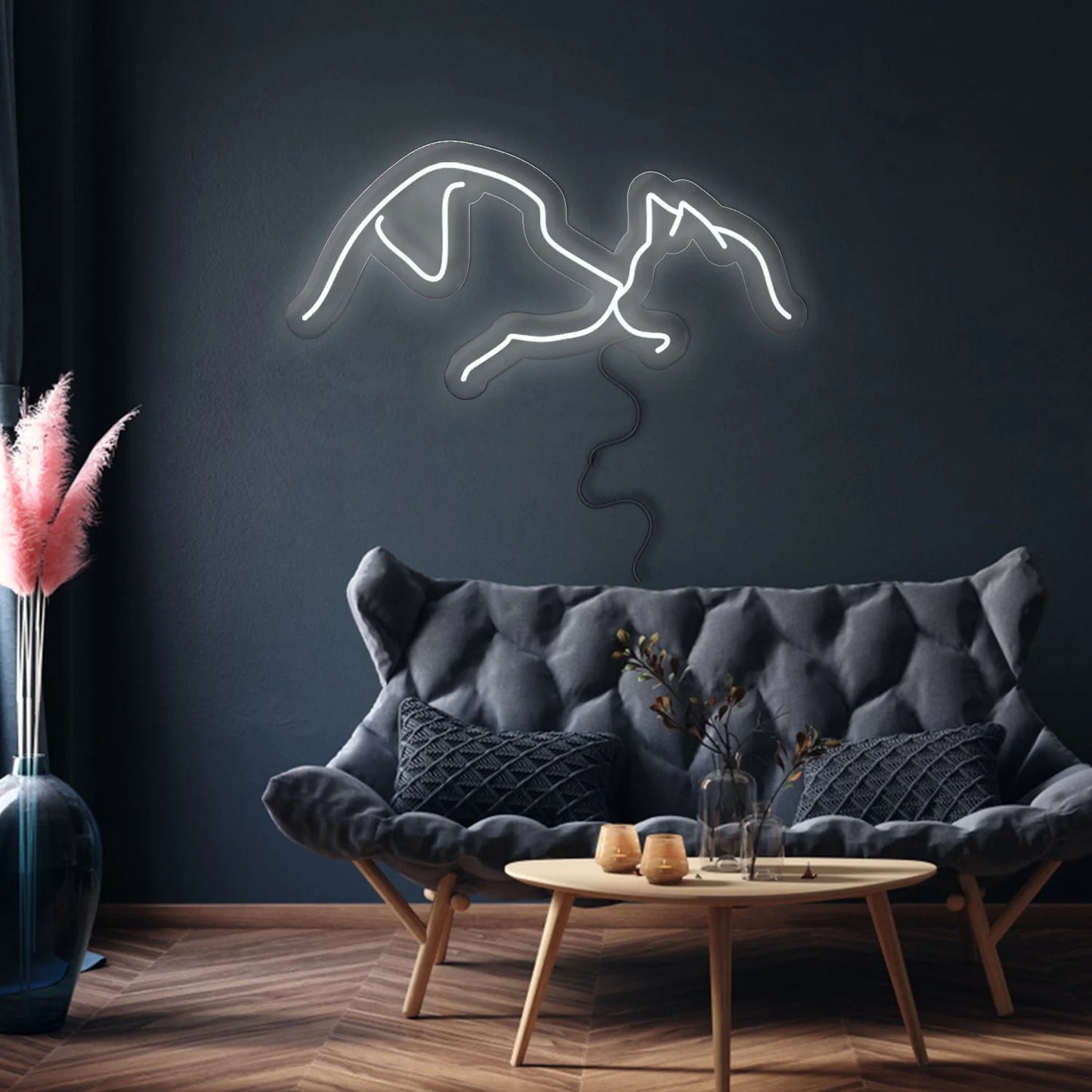 Cane gatto neon