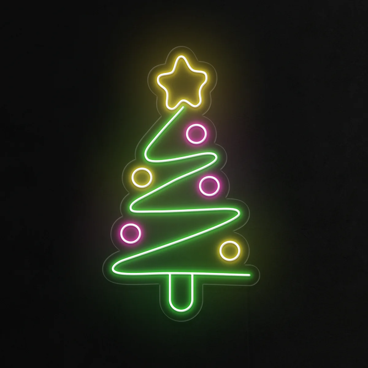 albero Natale Neon