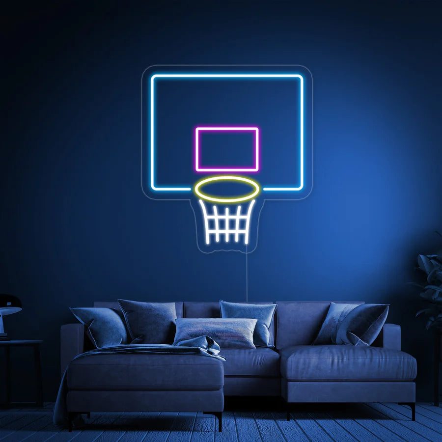 canestro basket neon