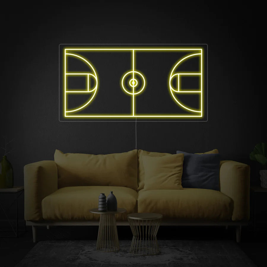Campo basket neon