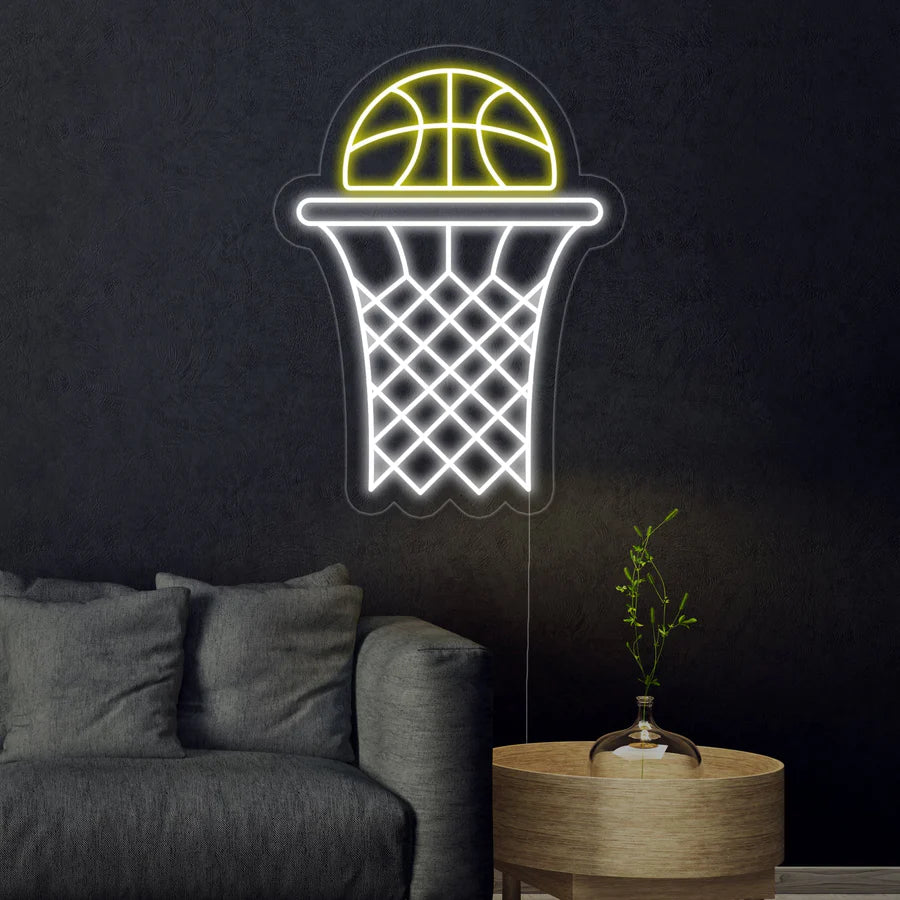 canestro basket neon