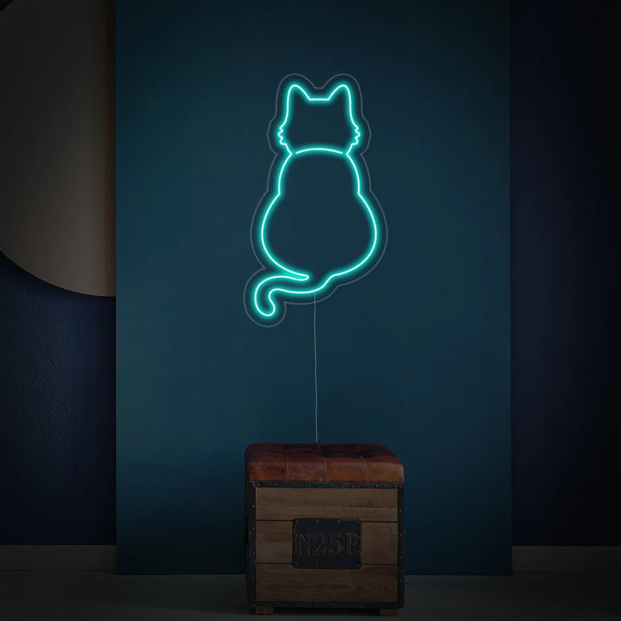 Sagoma Gatto neon