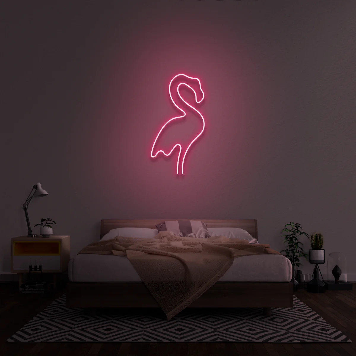 Fenicottero neon