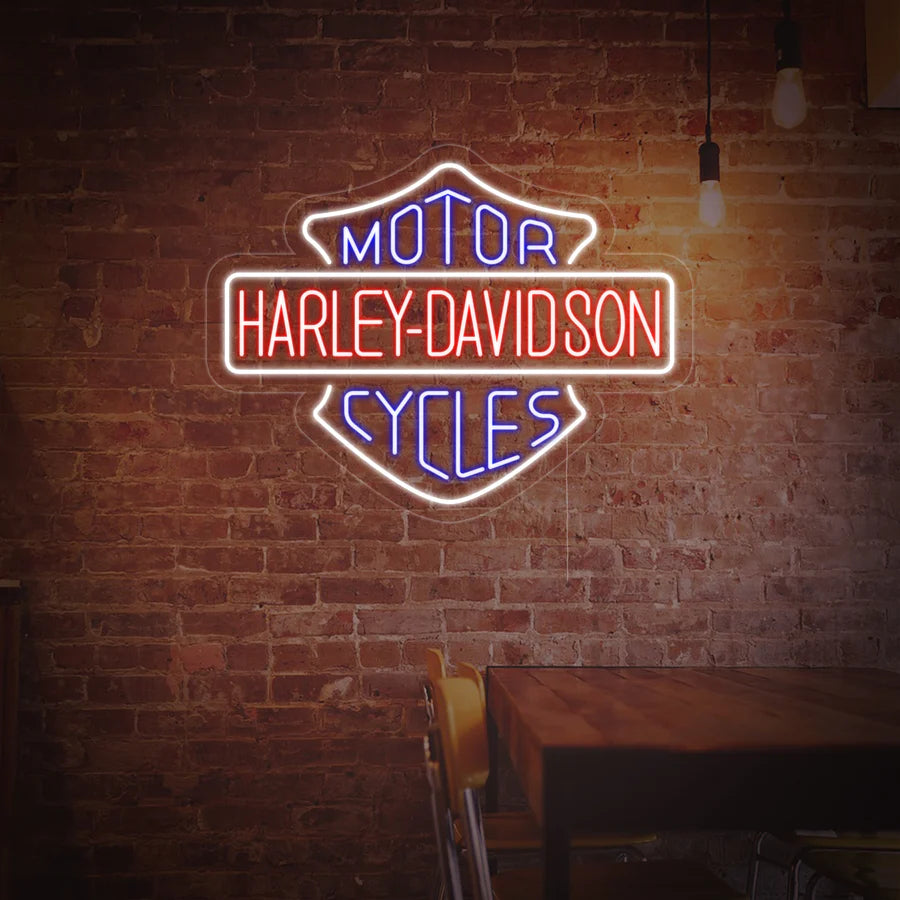 harley davidson neon