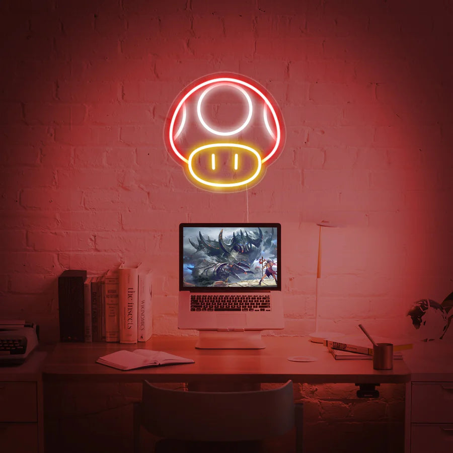 Super mario vita neon