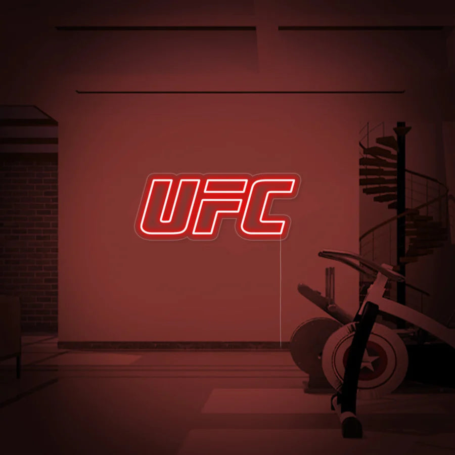 UFC logo neon