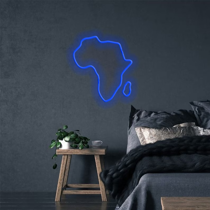 Africa neon