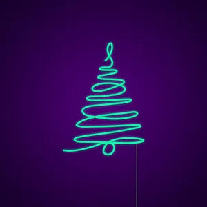 albero natale 2 neon