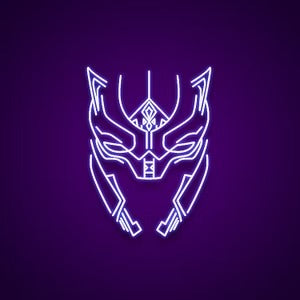 Black Panther neon