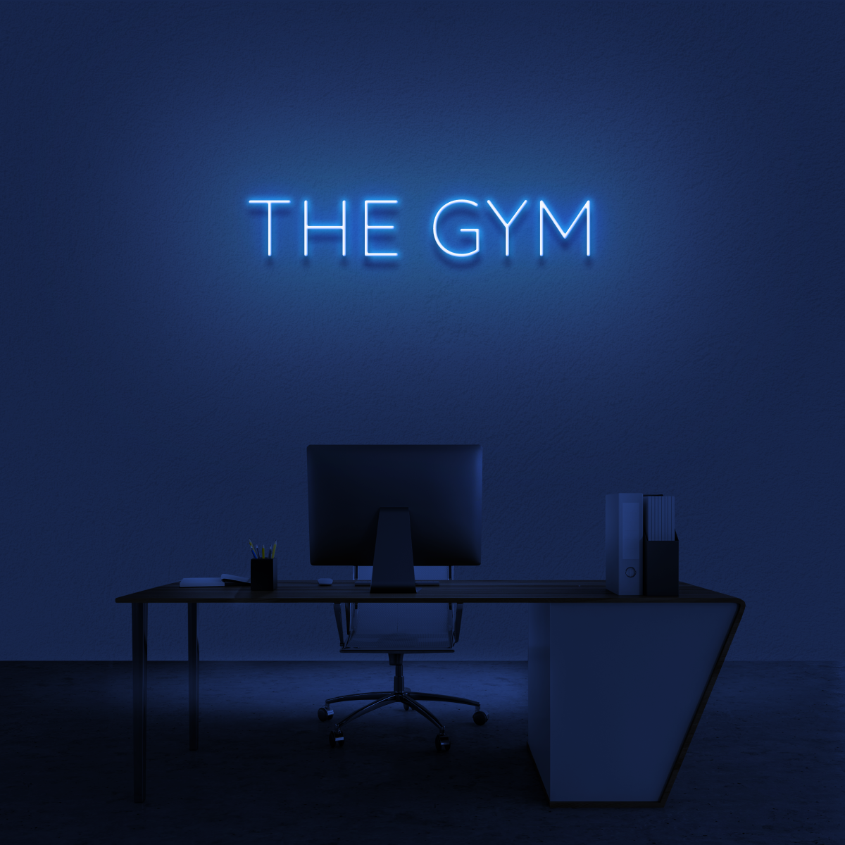 the gym Neon