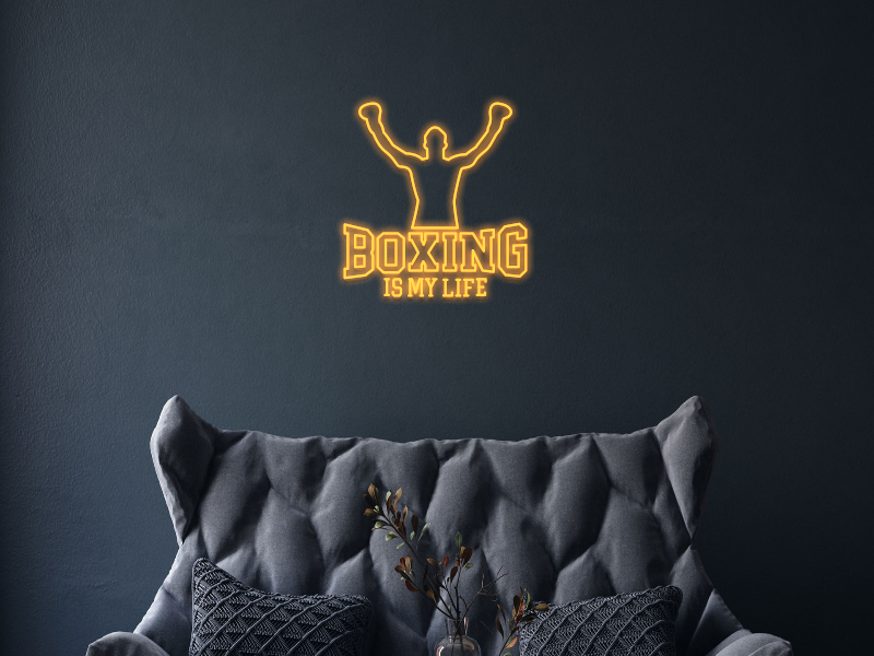 Boxing life neon
