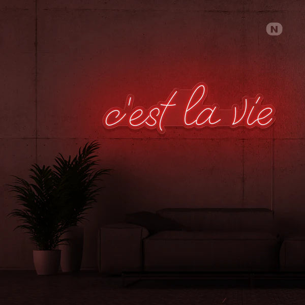 C'est la vie neon