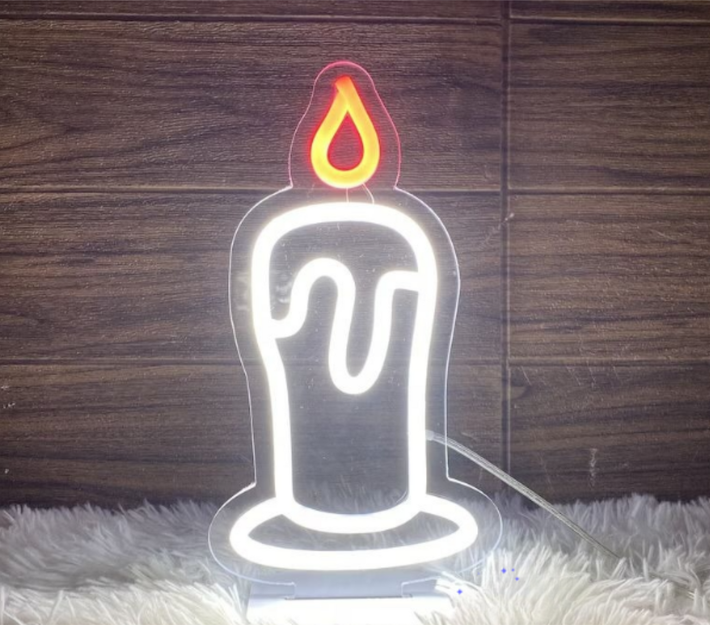 Candela neon lampada