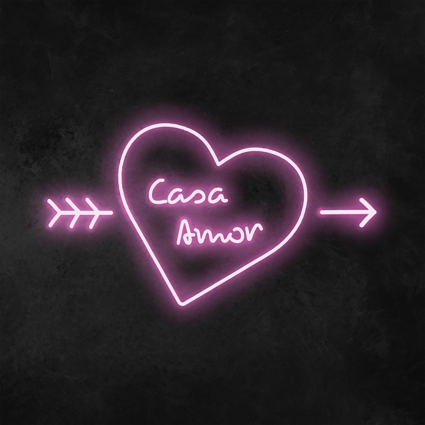 Casa amor neon