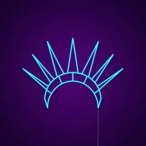 Corona statua liberta Neon