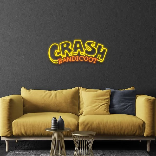 Crash logo Neon