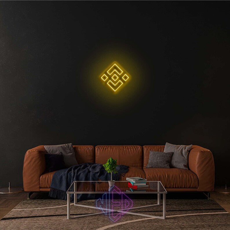 Binance crypto neon