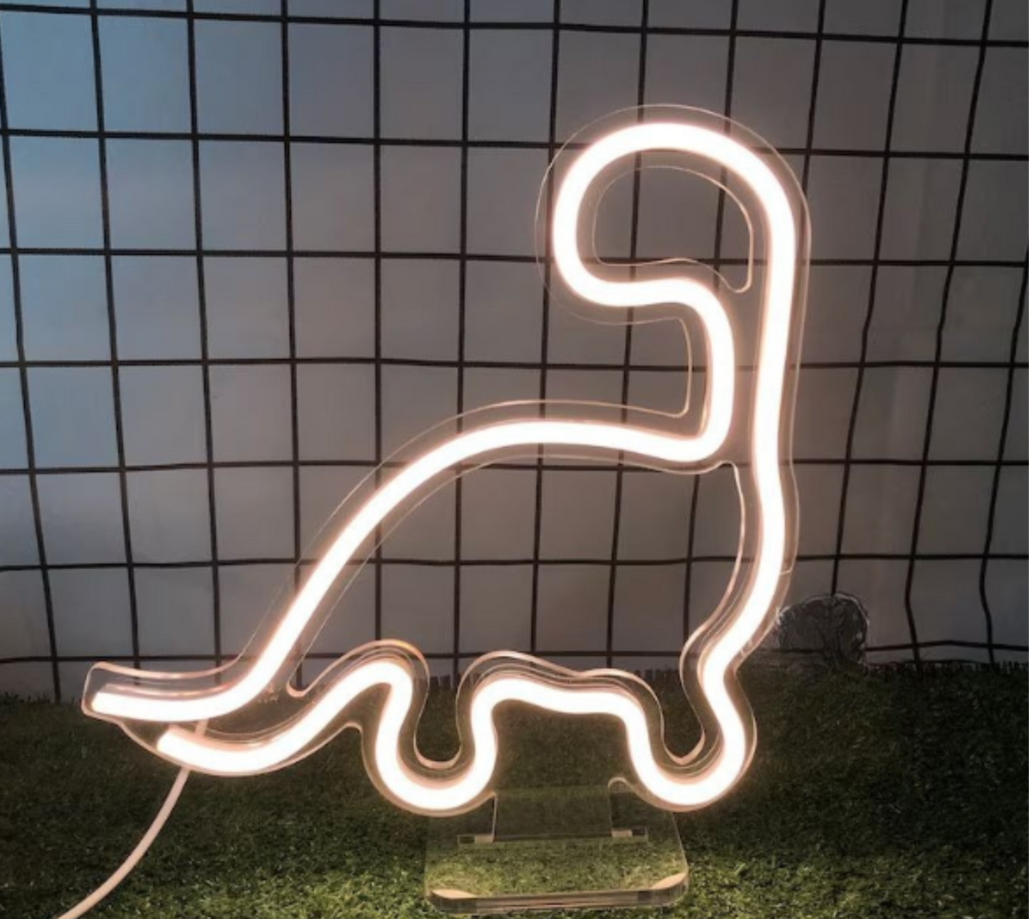 Dinosauro neon lampada