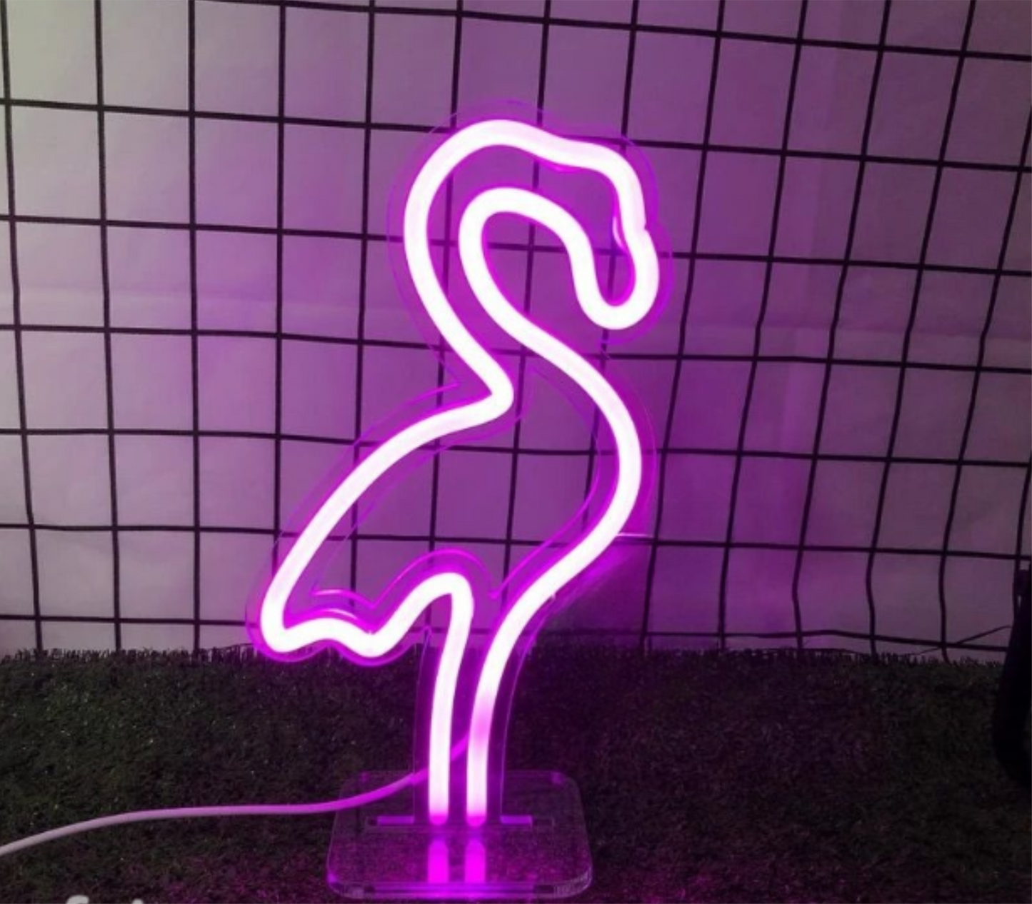 Fenicottero neon lampada