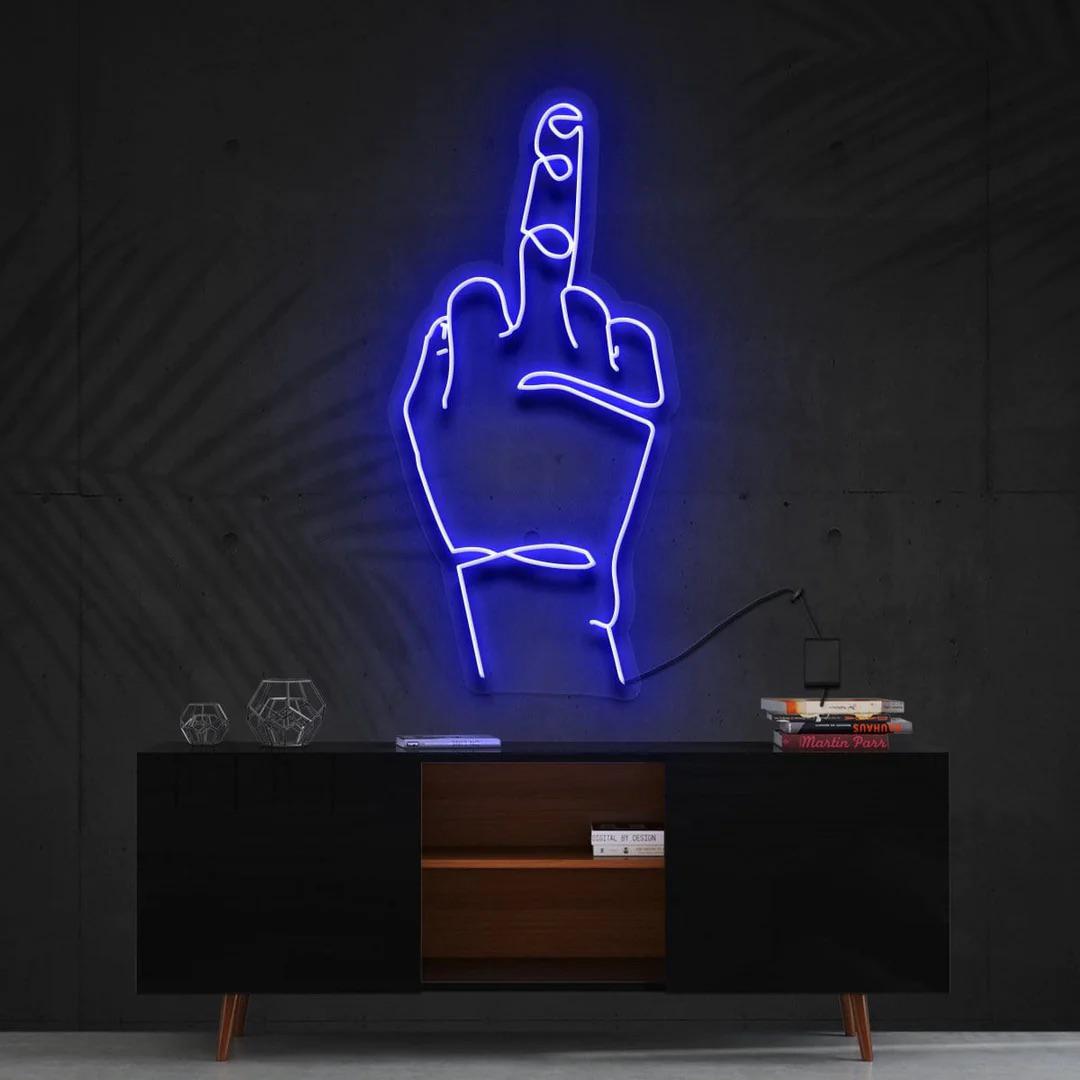 dito medio neon