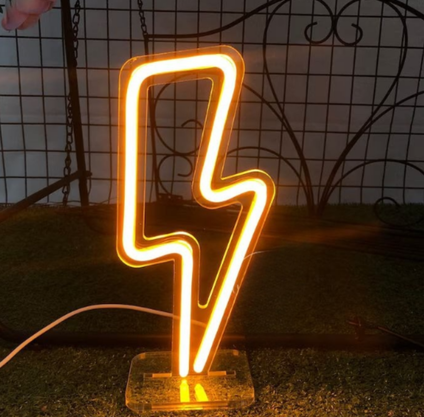 Fulmine neon lampada