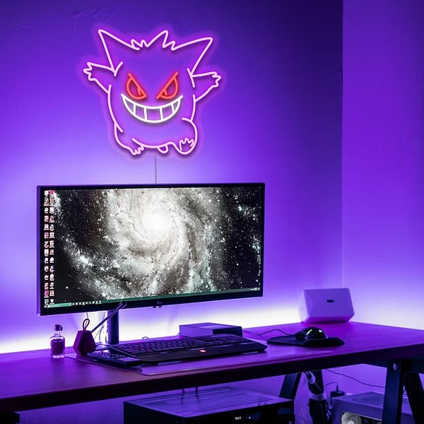 Gengar pokemon neon