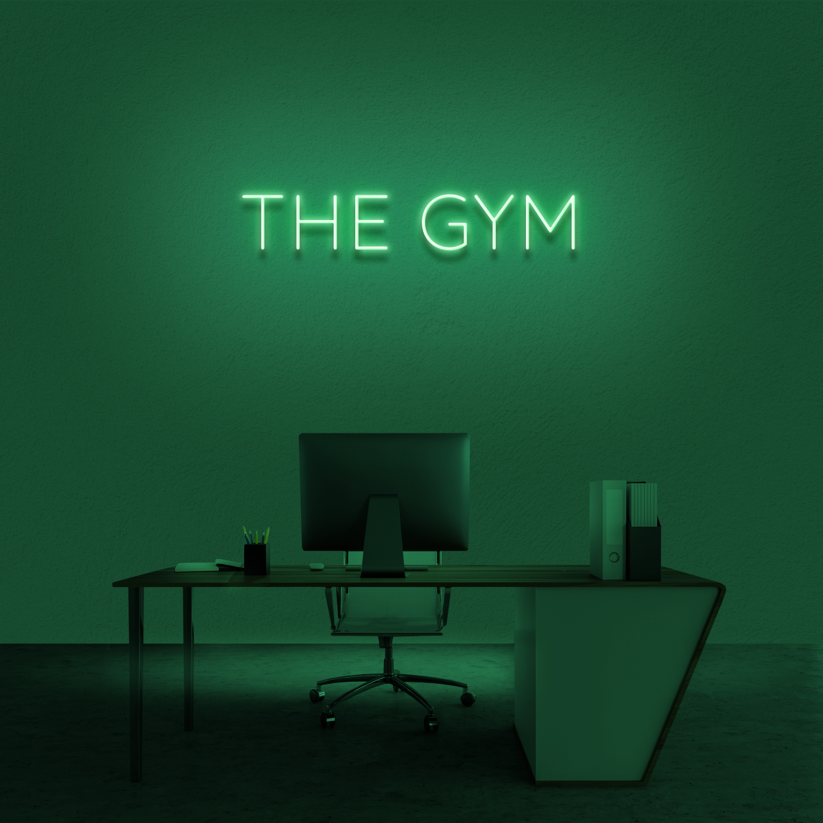 the gym Neon
