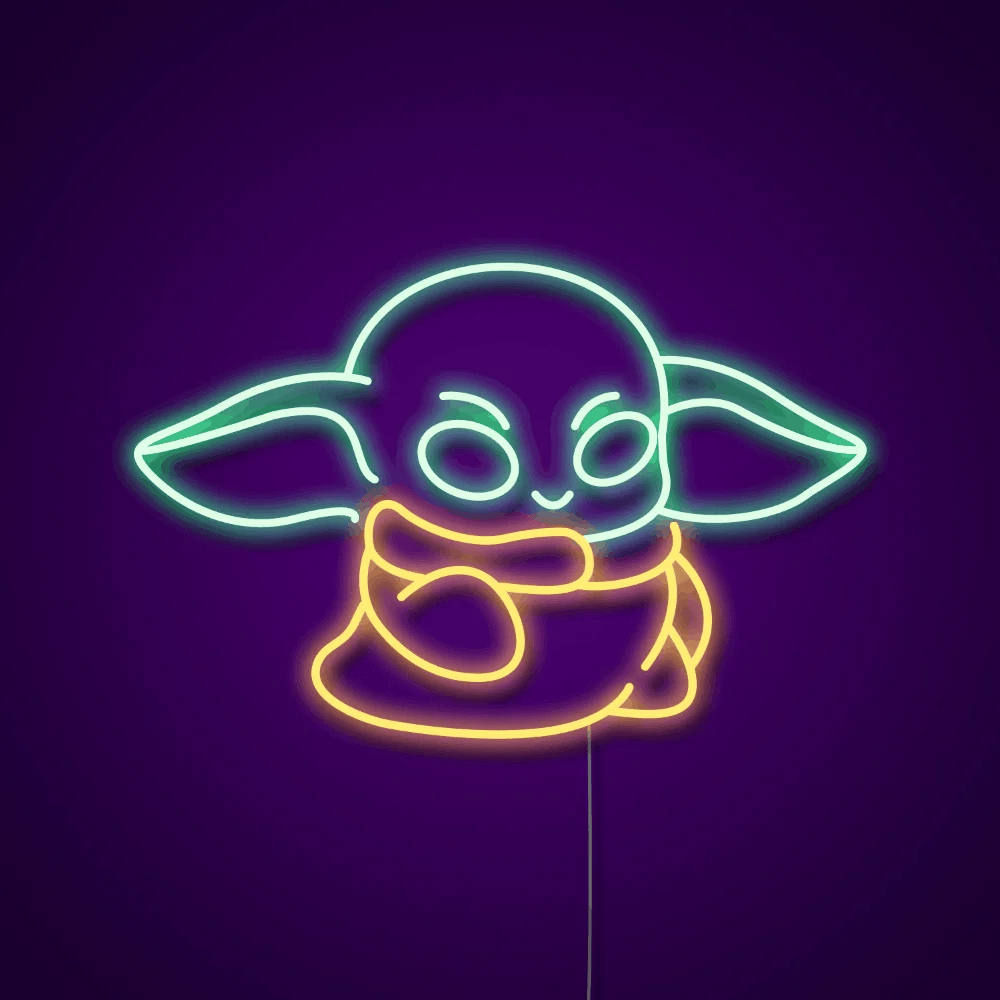 Grogu Neon