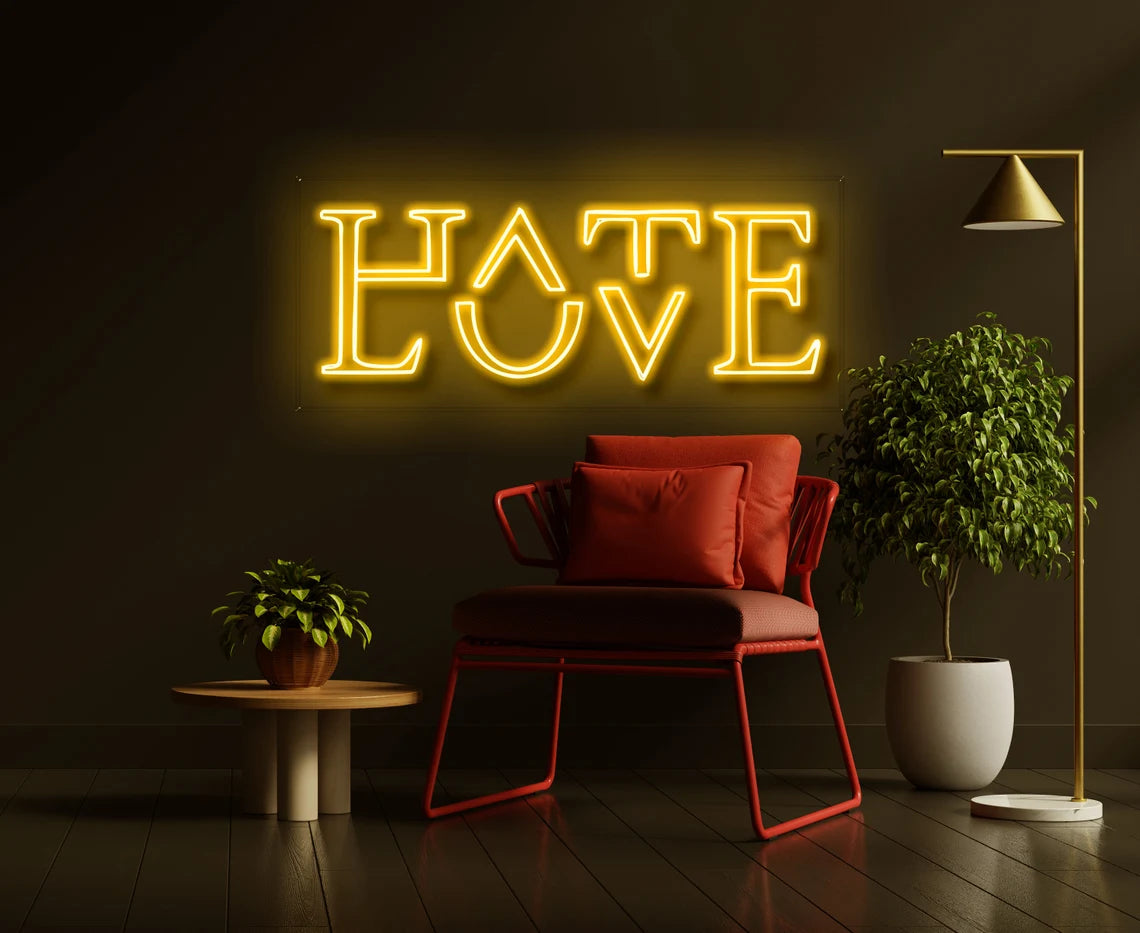 hate love neon