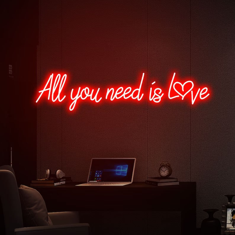 All you need is love neon