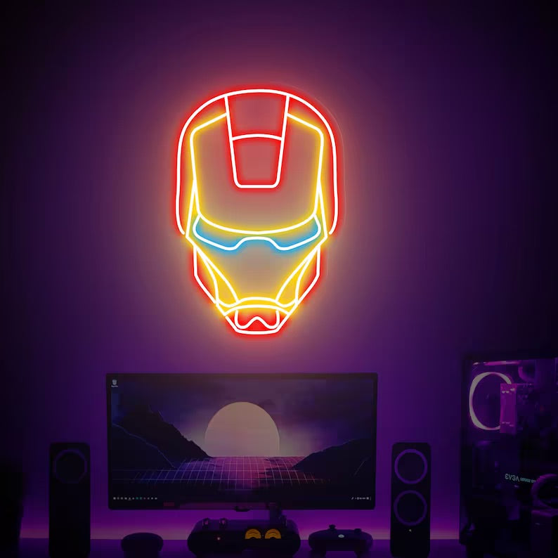 Iron man neon