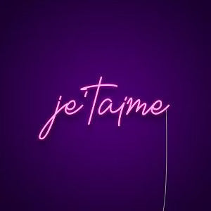 je t'aime neon