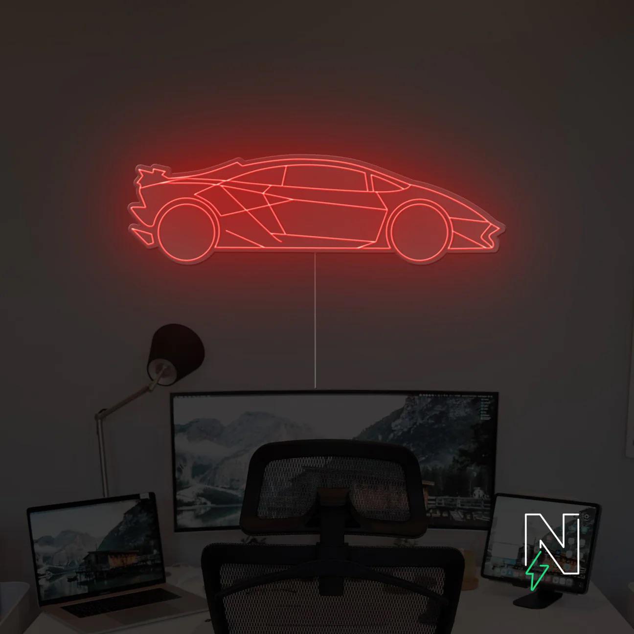 lamborghini neon