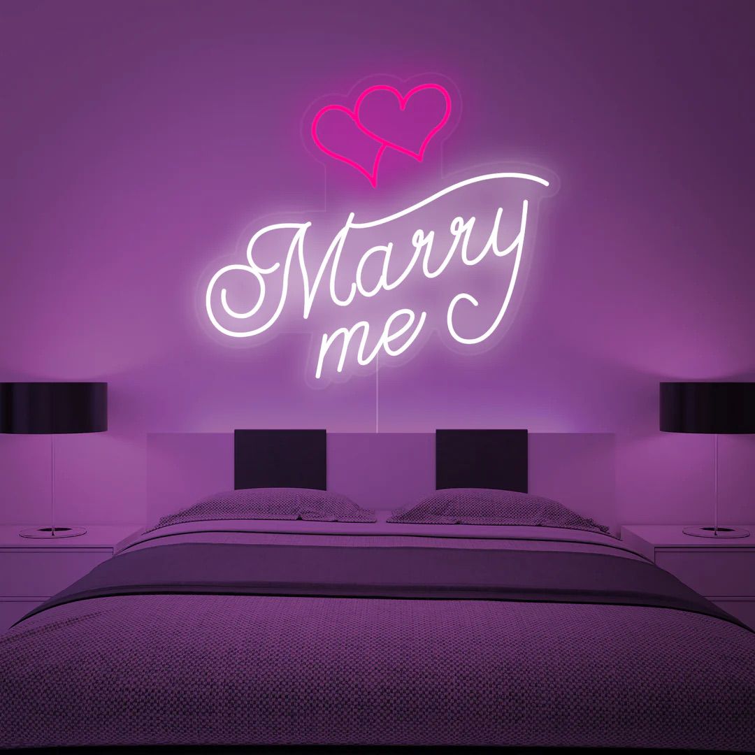 Marry me neon