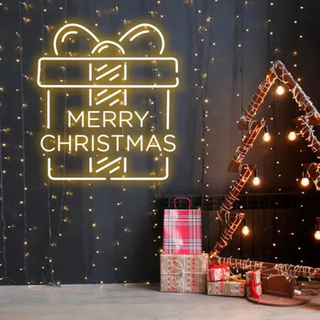 pacco regalo natale Neon