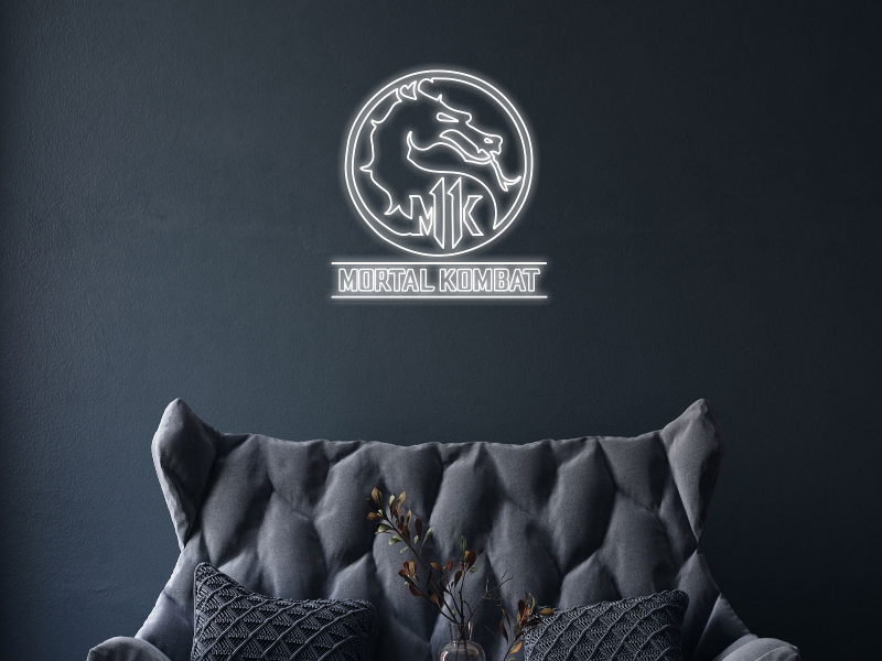 Mortal Kombat neon