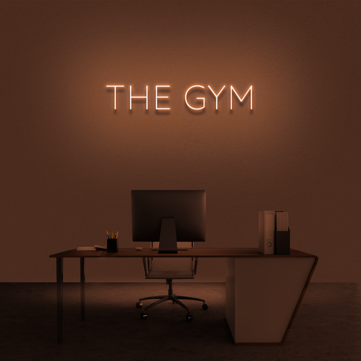 the gym Neon