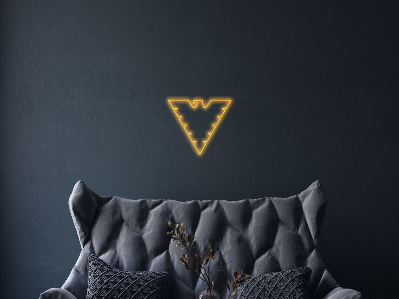 Phoenix superhero neon
