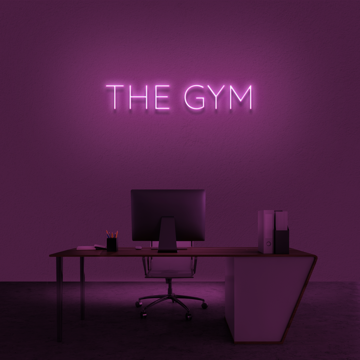 the gym Neon