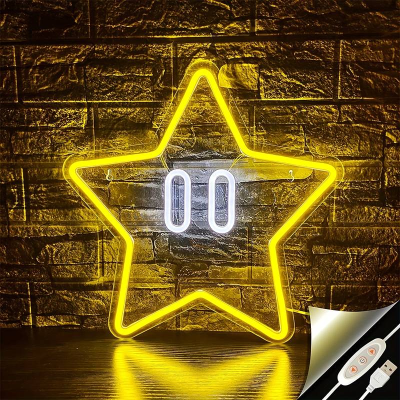 stella super mario neon