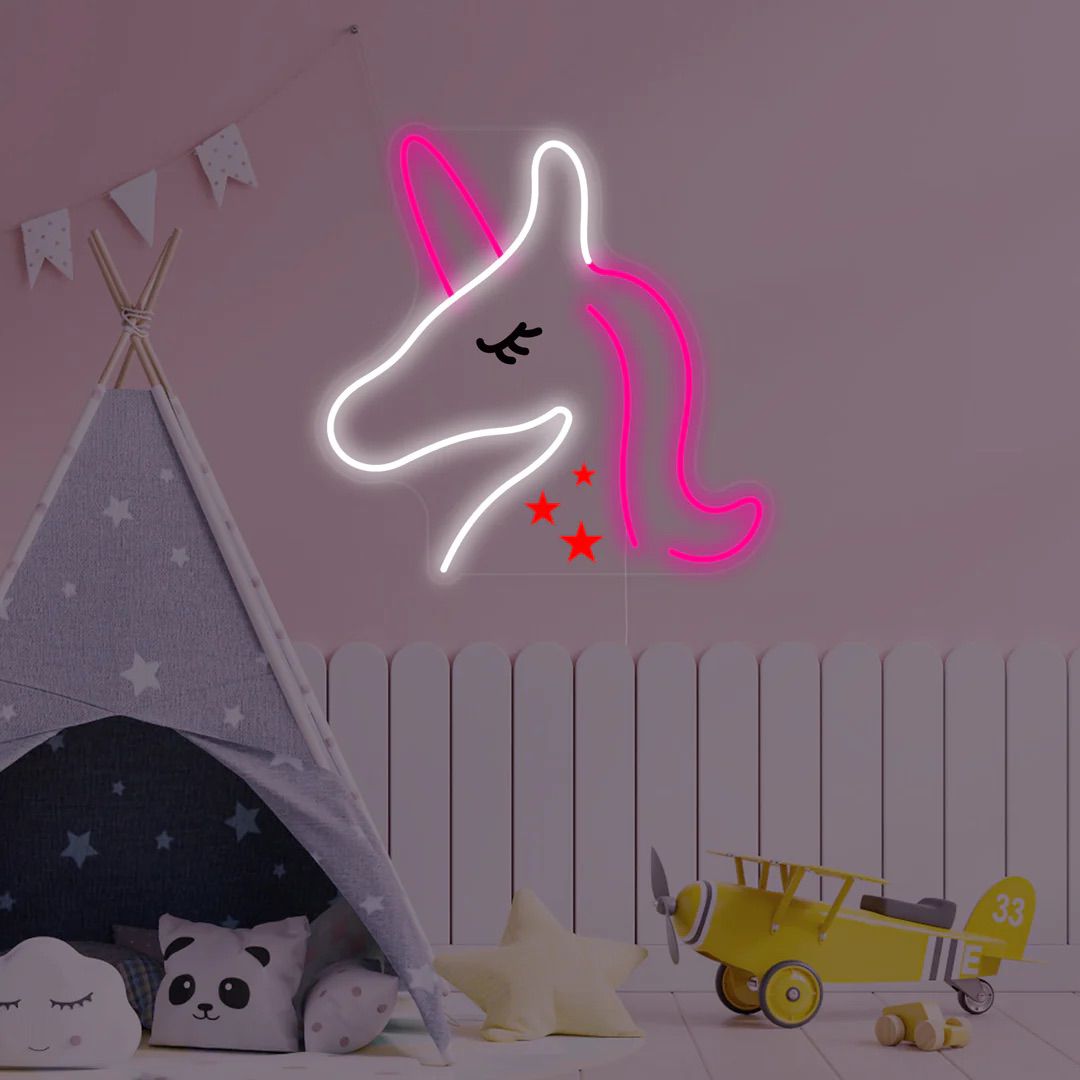 unicorno neon