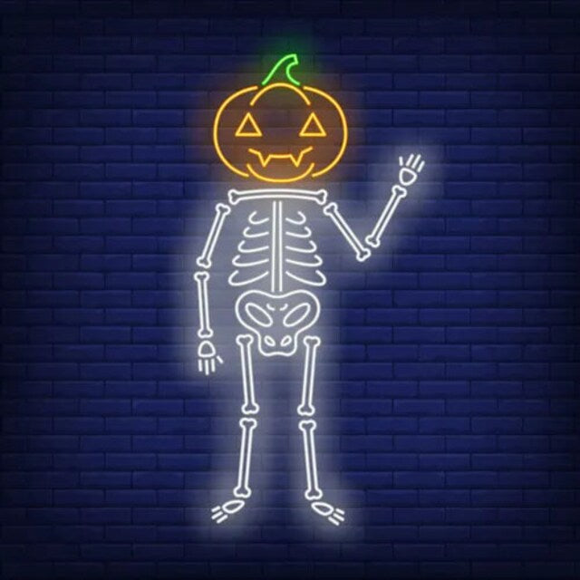 zucca halloween neon
