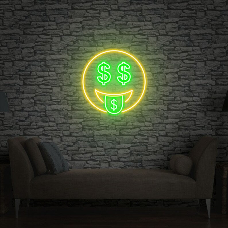 Smile dollaro neon
