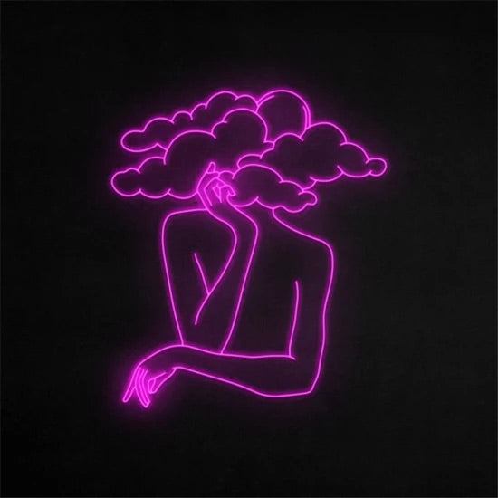 Donna nuvola Neon