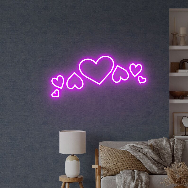 Cuoricini neon
