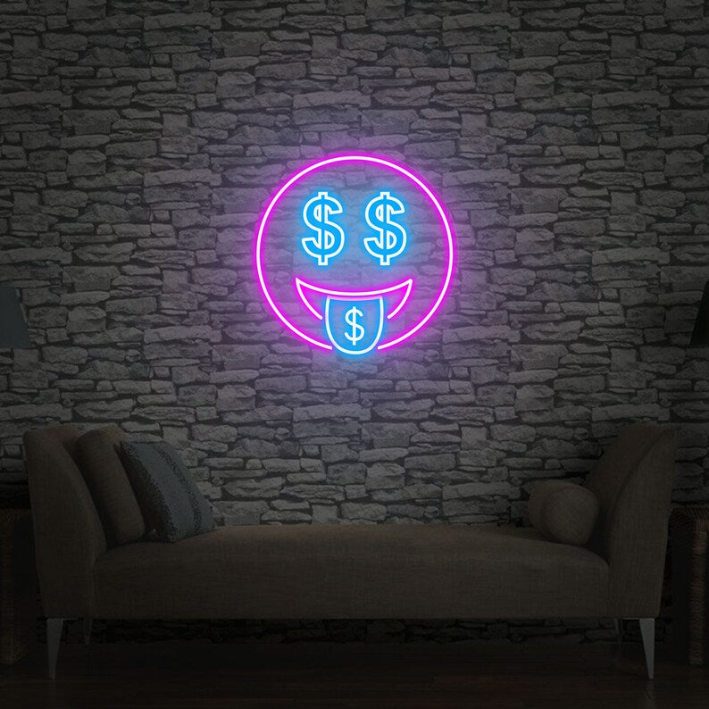 Smile dollaro neon