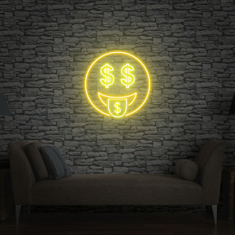 Smile dollaro neon