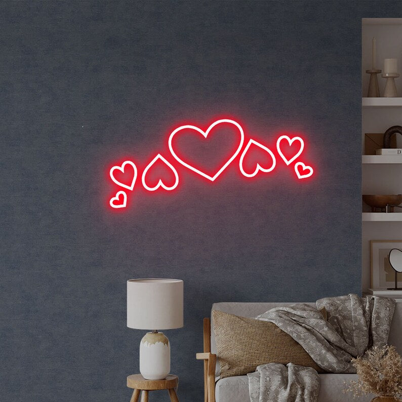 Cuoricini neon