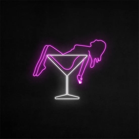 Donna drink neon