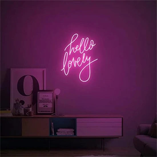 Hello lovely neon